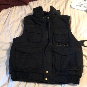 Black Puffy Vest